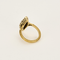 Marquise-ring in geelgoud en witgoud, diamanten