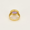 Ring aus Gelbgold und Amethyst 3,80 Karat