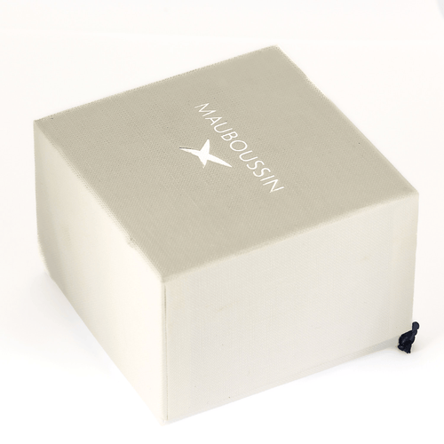 MAUBOUSSIN - Chance of Love nr. 2 - Pandantiv din aur gri și diamante, aproximativ 0,20 carate.