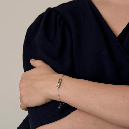 Bracelet Messika - Bracelet "Move Classique" en or blanc et  diamants 58 Facettes DV24573-5