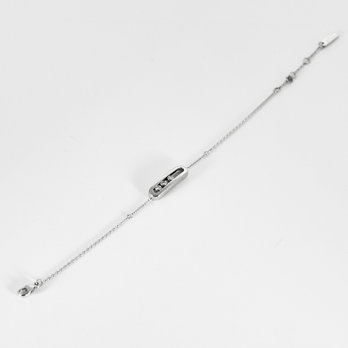 Bracelet Messika - Bracelet "Move Classique" en or blanc et  diamants 58 Facettes DV24573-5