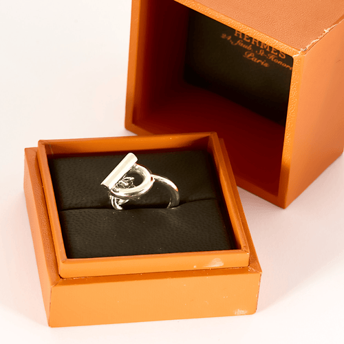 HERMES - Croisette - Petit modèle - Bague en argent