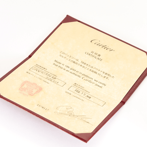 CARTIER - Solitær 1985 - Ring i Platin og diamant