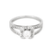 MAUBOUSSIN - Chance of love nr. 5 - Inel din aur gri și diamant de aproximativ 0,50 carate.