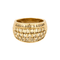 Anillo domo de oro amarillo y diamantes