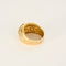 Anillo domo de oro amarillo y diamantes