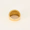 Anillo domo de oro amarillo y diamantes