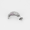 Boucles d'oreilles Boucles d'oreilles en or blanc, saphirs roses et diamants 58 Facettes DV12457-3