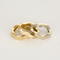 CARTIER - Neptune - Vintage - Three-band ring in yellow gold, white gold and diamonds