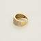 Armbandring in geelgoud en grijs goud, diamanten
