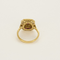 Yellow gold ring, ruby and diamonds