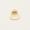 Gemmyo -  EverBloom Pavée - Bague or diamant et saphir vert.