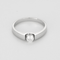 Ring Solitär aus Weißgold und Diamant 0,30 Karat