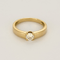 Ring Solitär aus Gelbgold, Diamant ca. 0,45 Karat.