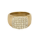 Importante pulsera rígida de oro amarillo, oro blanco y diamantes