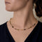 Collier Long collier en or jaune et pierres fines de couleurs 58 Facettes DV0718-2