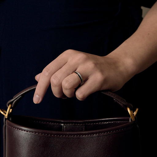 Boucheron - Quatre - Vielsesring i rosaguld, hvidguld og diamanter