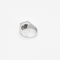 Elegant Signet ring style ring in white gold and diamonds