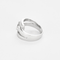 Bague 53,5 Bague moderniste en or blanc à motif géométrique et diamant 58 Facettes DV27446-2-535-5