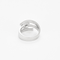 Bague 53,5 Bague moderniste en or blanc à motif géométrique et diamant 58 Facettes DV27446-2-535-5