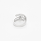 Bague 53,5 Bague moderniste en or blanc à motif géométrique et diamant 58 Facettes DV27446-2-535-5