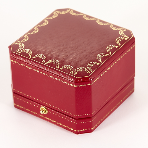 CARTIER - LOVE ring, classic model, 6 diamonds and white gold