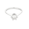 Ring Solitaire in white gold and approximately 0.70 carat diamond.