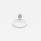 Ring Solitaire in white gold and approximately 0.70 carat diamond.