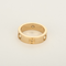 Cartier - LOVE, modelo clásico -Anillo en oro rosa y tres diamantes