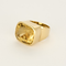 Cocktailring aus Gelbgold und Citrin