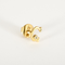 CARTIER- C - Pair of yellow gold and diamond earrings. Vintage.