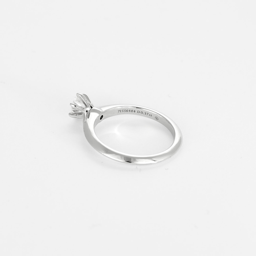 TIffany & Co - Postavka - Prsten Soliter Platinum i dijamant od 0,37 karata