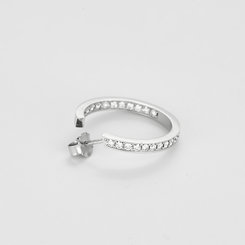 Cartier - Örhängen i vitguld och diamanter