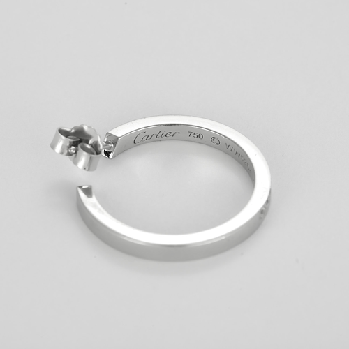 Cartier - Örhängen i vitguld och diamanter