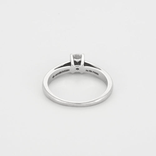 MAUBOUSSIN - "Tu es le sel de ma vie n°3 " - Bague or blanc et diamants
