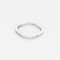 Bague 50 Dinh Van – Alliance carrée or gris et diamants 58 Facettes DV18596-3
