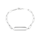 DINH VAN - Maillon - Bracelet en or gris.