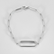 DINH VAN - Maillon - Bracelet en or gris.