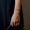 Longines - Yellow gold and diamond watch with octagonal case and quartz movement