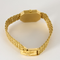 Longines - Yellow gold and diamond watch with octagonal case and quartz movement