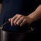 Doppelter Armreif-Ring aus Weißgold und Diamanten