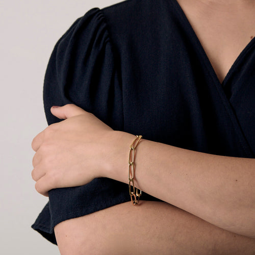 Cartier, yellow gold horse bracelet. Vintage.