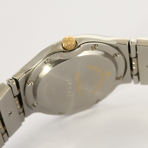 VACHERON CONSTANTIN - Phidias - Zegarek ze stali i pozłacany, z okrągłą kopertą i mechanizmem kwarcowym