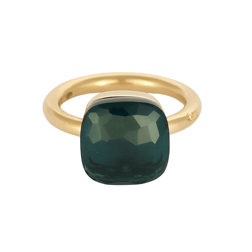 pomellato Ring Nudo in 18k rose gold blue topaz