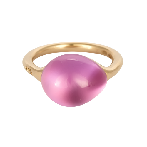 Pomellato – Rouge Passion – Anello in oro rosa 9K e rubino sintetico.