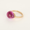 Pomellato – Rouge Passion – Anello in oro rosa 9K e rubino sintetico.