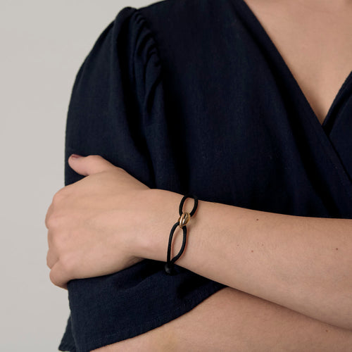 Cartier - Trinity 18K three-gold bracelet and cord