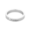 Cartier - Bague jonc en platine et diamant
