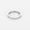 Cartier - Bague jonc en platine et diamant