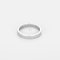 Cartier - Bague jonc en platine et diamant